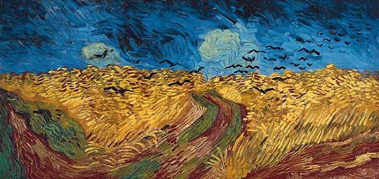 Vincent van Gogh - Korenveld met kraaien